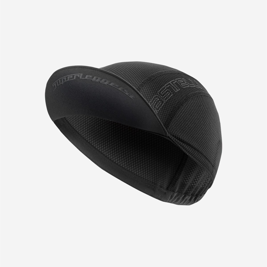 Castelli A/C 2 CYCLING Sapka Férfi Fekete | WFAGCKN-73