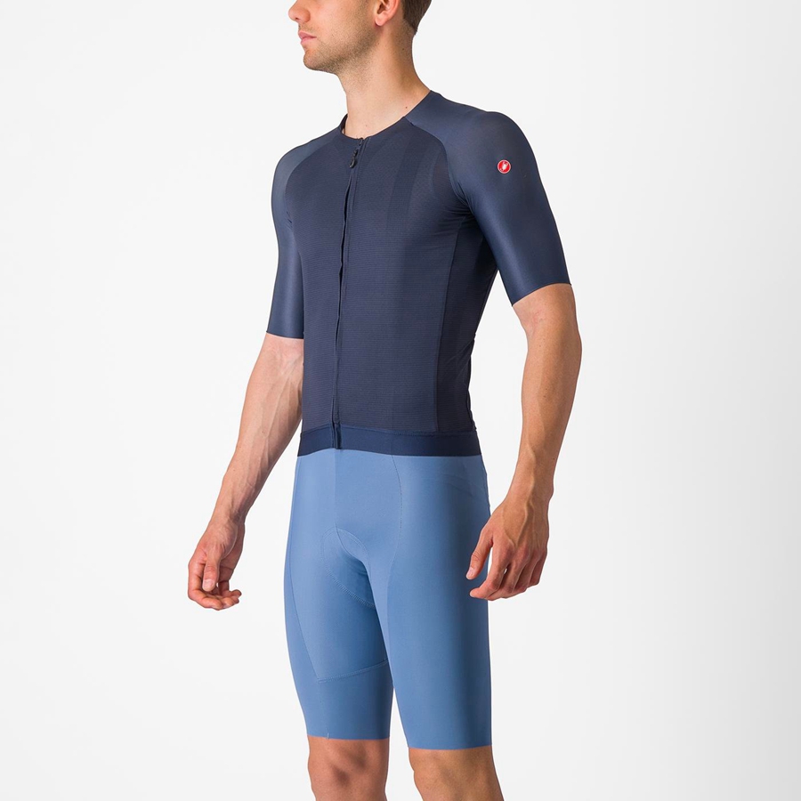 Castelli AERO RACE 7.0 Mez Férfi Kék | RKAUGHE-18