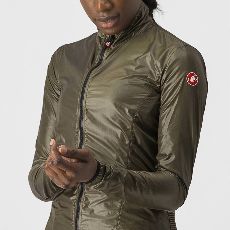 Castelli ARIA SHELL W Védelem Női Barna | POKVDYW-27