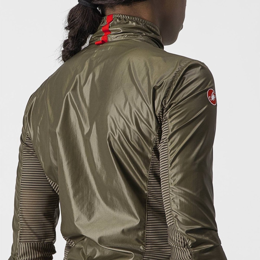 Castelli ARIA SHELL W Védelem Női Barna | POKVDYW-27