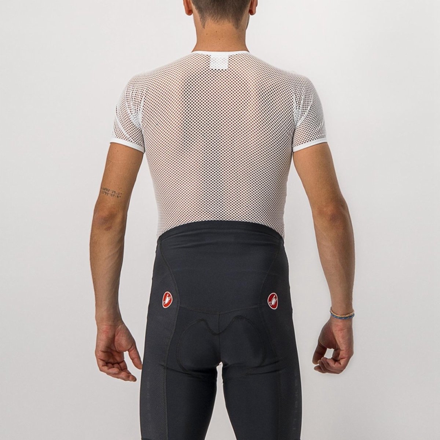 Castelli CORE MESH 3 SS Base Layer Férfi Fehér | QUBDSKC-18