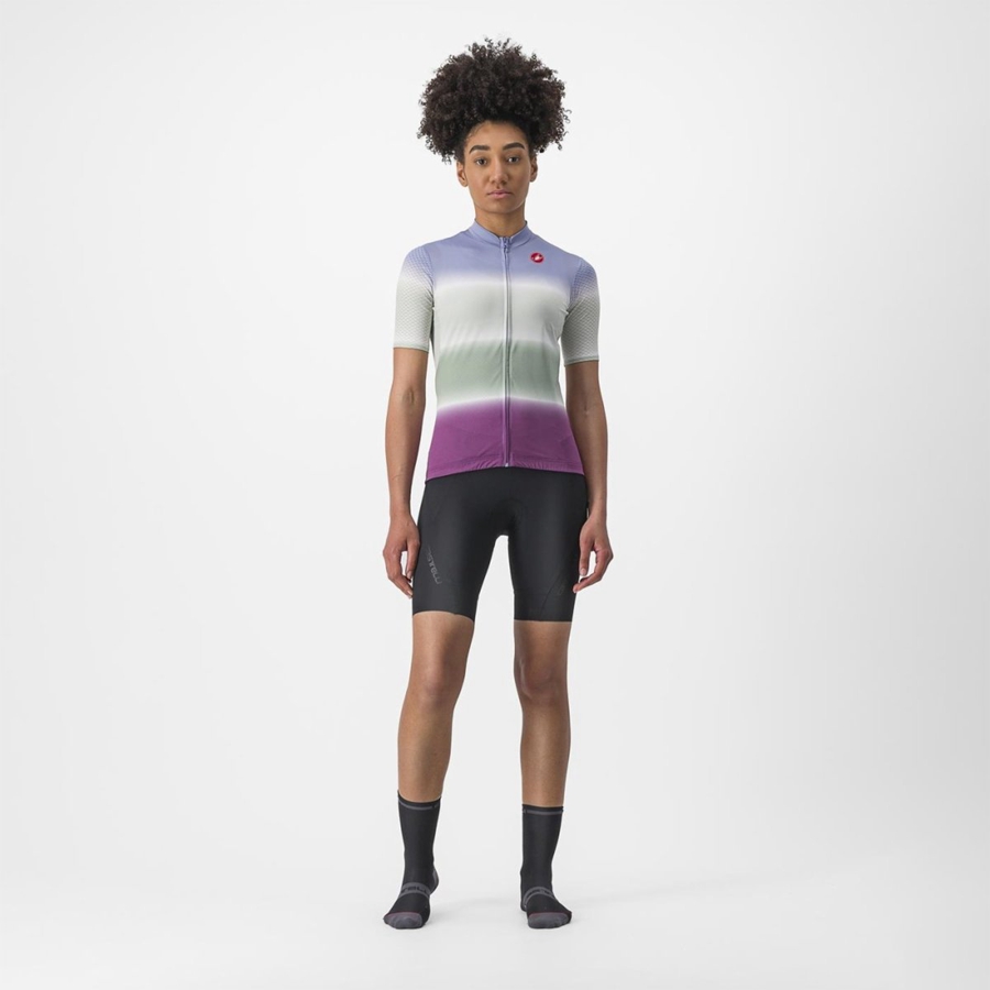Castelli DOLCE Mez Női Lila Fehér | BVHFUQA-70