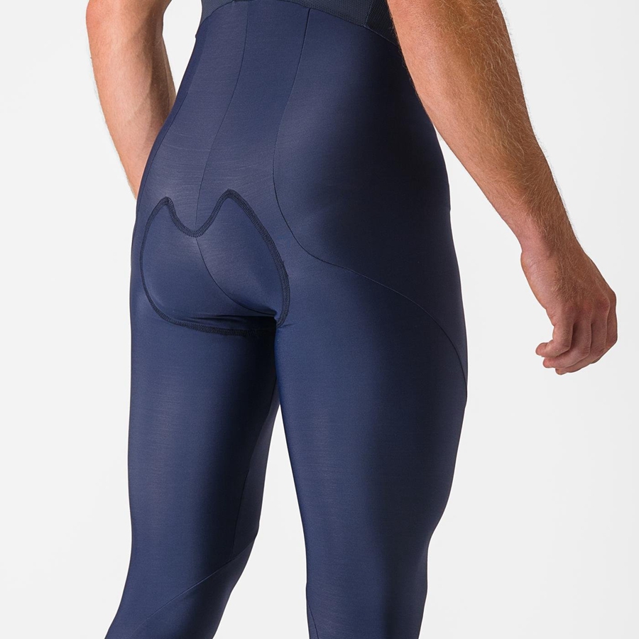 Castelli ENTRATA Harisnya Bib-vel Férfi Kék | PXNOSHW-26