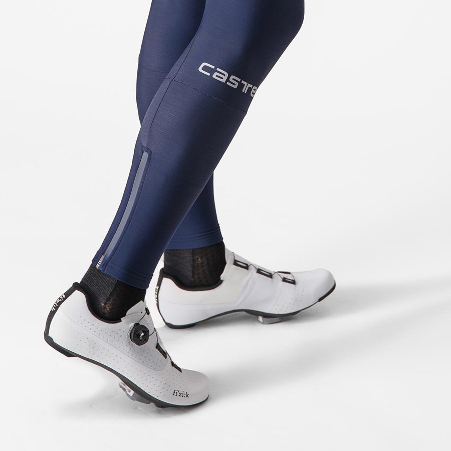 Castelli ENTRATA Harisnya Bib-vel Férfi Kék | PXNOSHW-26