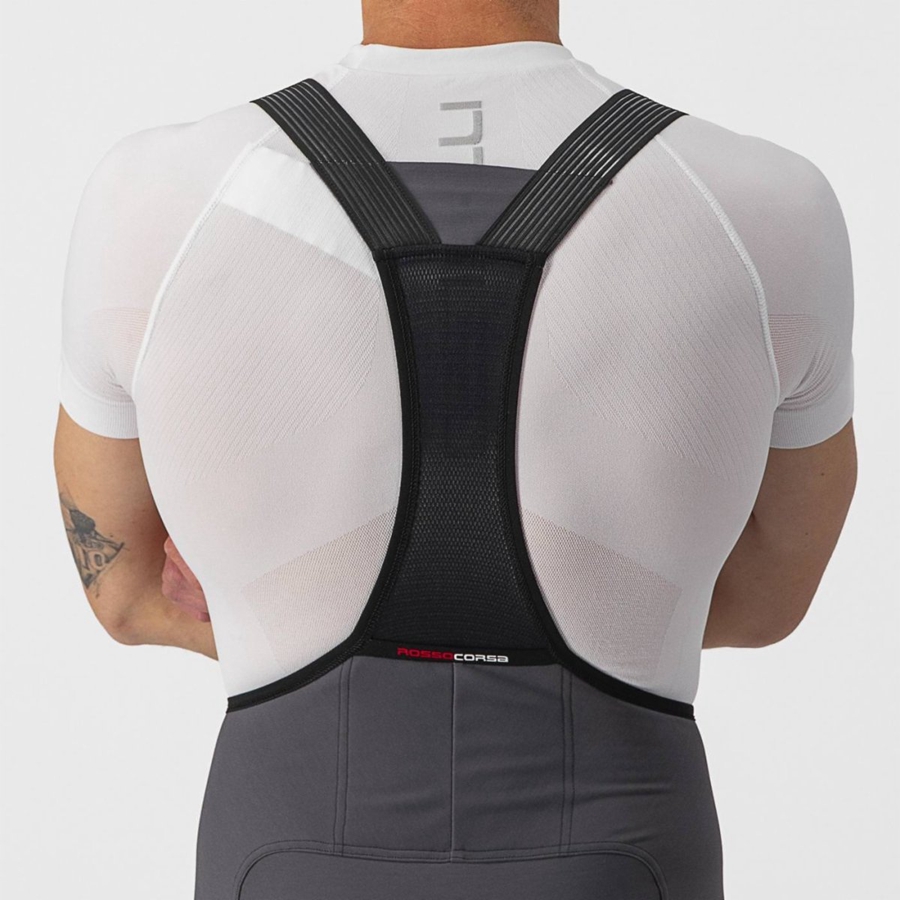 Castelli FREE AERO RC Harisnya Bib-vel Férfi Sötétszürke | TQLFSDC-01