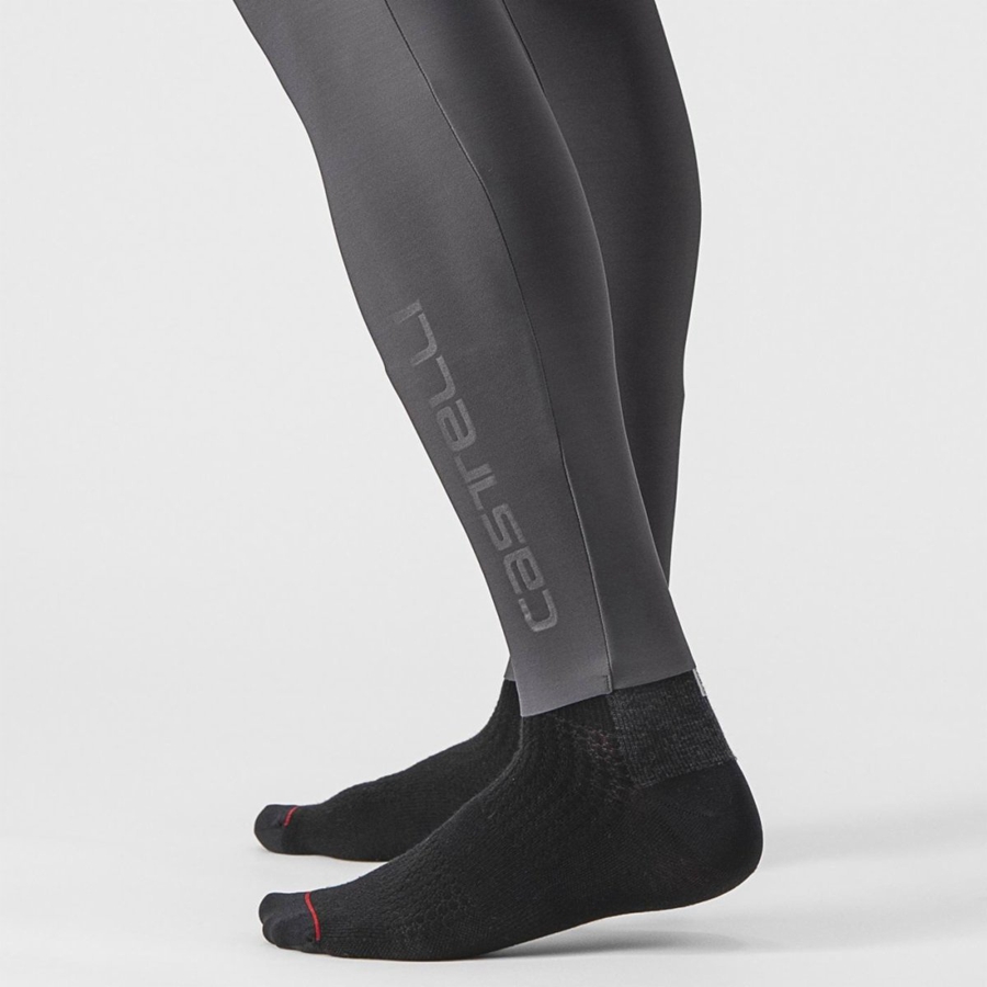 Castelli FREE AERO RC Harisnya Bib-vel Férfi Sötétszürke | TQLFSDC-01