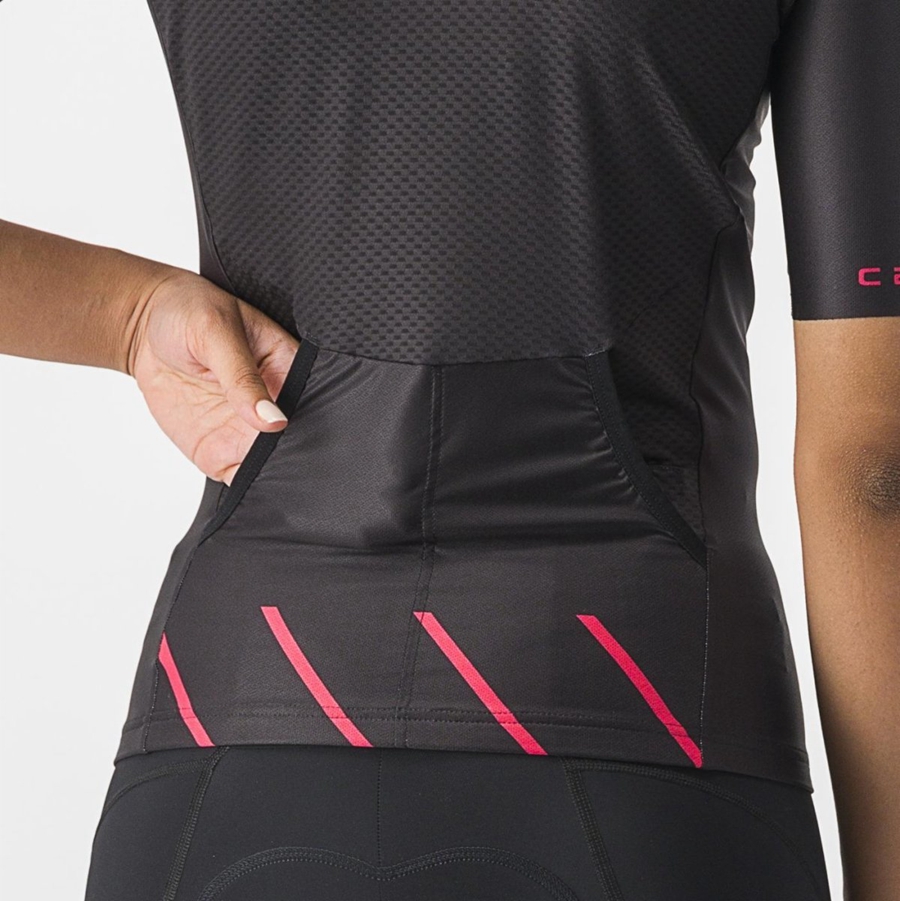 Castelli FREE SPEED 2 W RACE TOP Öltönyök Női Fekete | FWBPXCL-16