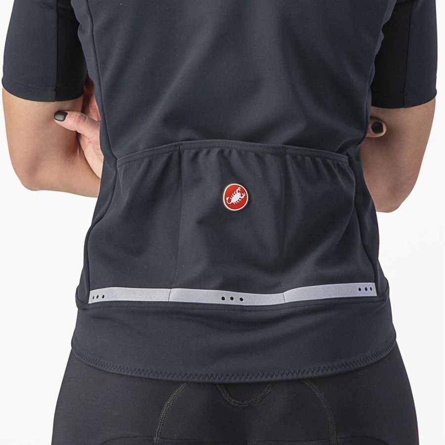 Castelli GABBA RoS 2 W Kabát Női Fekete Fekete | CKHLTXQ-72