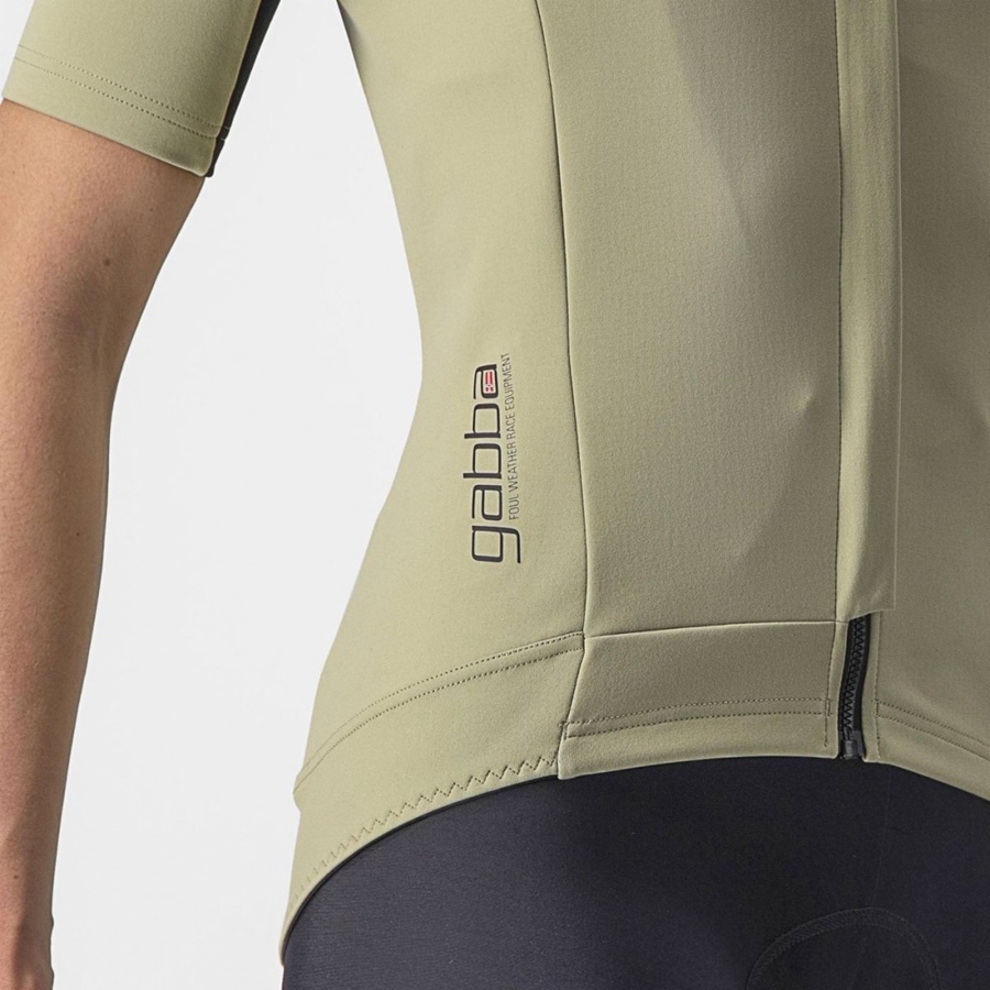 Castelli GABBA RoS 2 W Kabát Női Zöld | ZFJTOEM-45