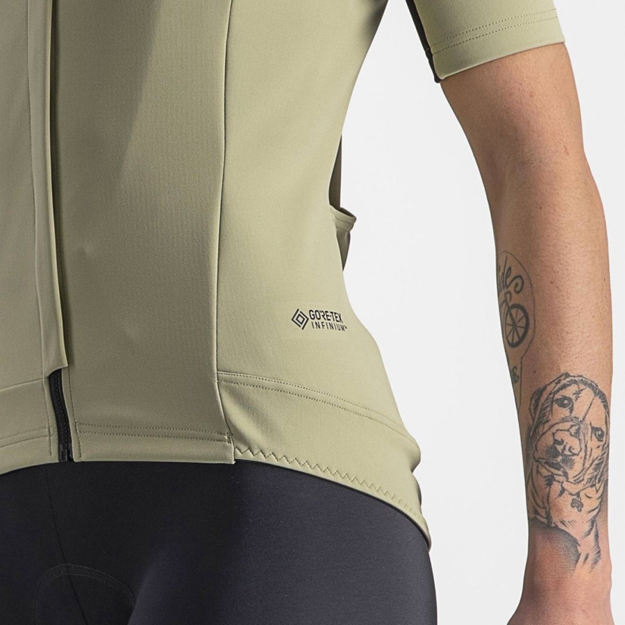 Castelli GABBA RoS 2 W Kabát Női Zöld | ZFJTOEM-45