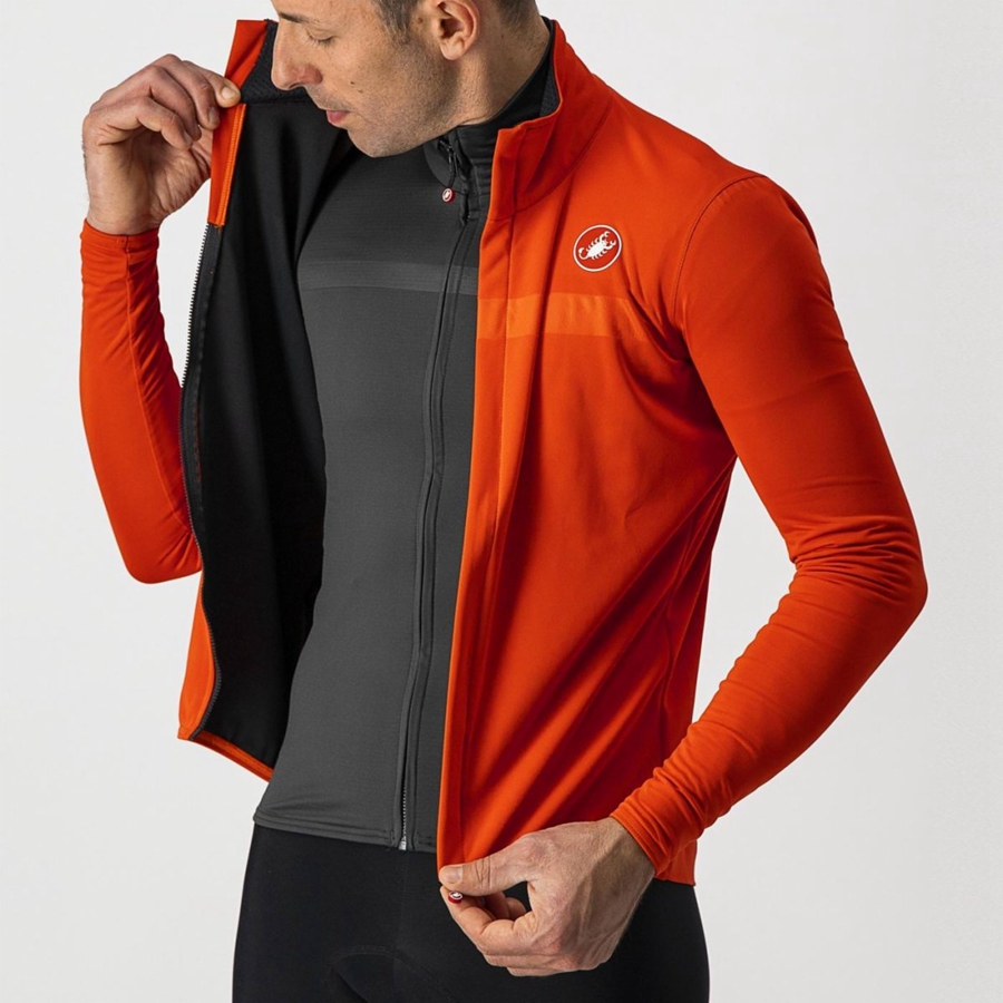 Castelli GOCCIA Védelem Férfi Piros | LUZMIXJ-86
