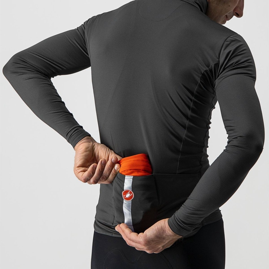 Castelli GOCCIA Védelem Férfi Piros | LUZMIXJ-86