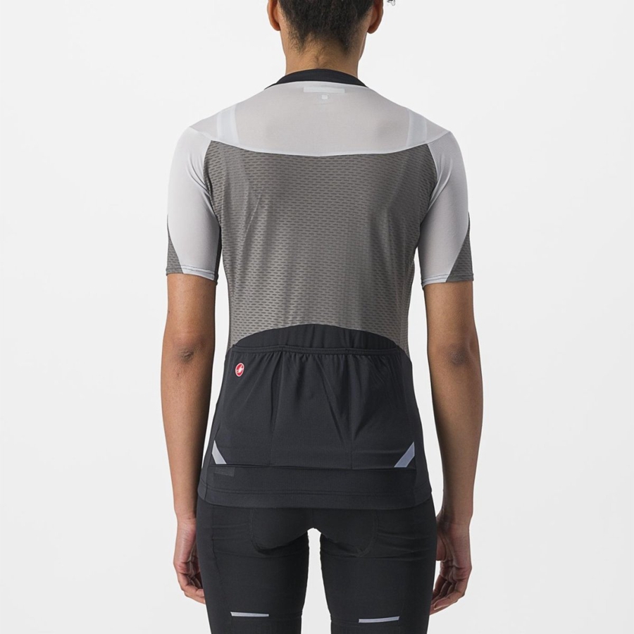 Castelli GRADIENT COLOR BLOCK Mez Női Szürke Titán Szürke | JWQCXVF-58