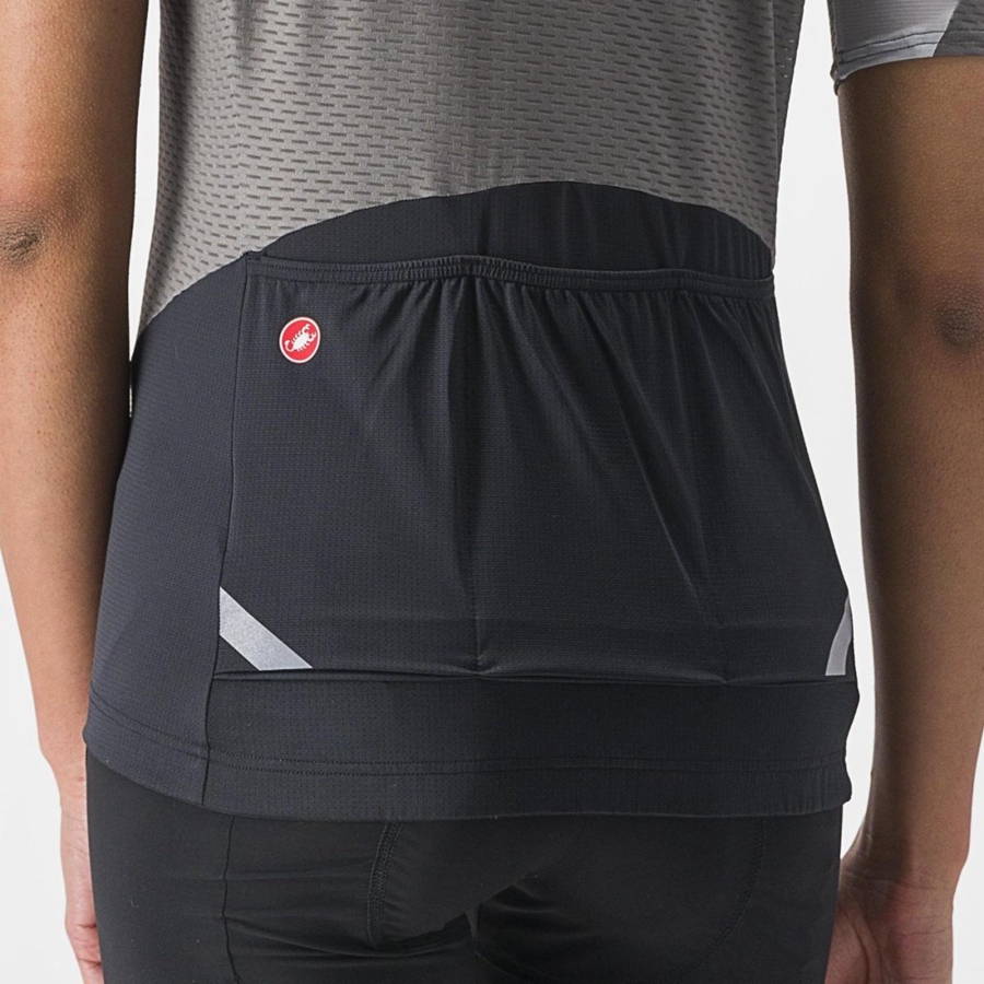 Castelli GRADIENT COLOR BLOCK Mez Női Szürke Titán Szürke | JWQCXVF-58