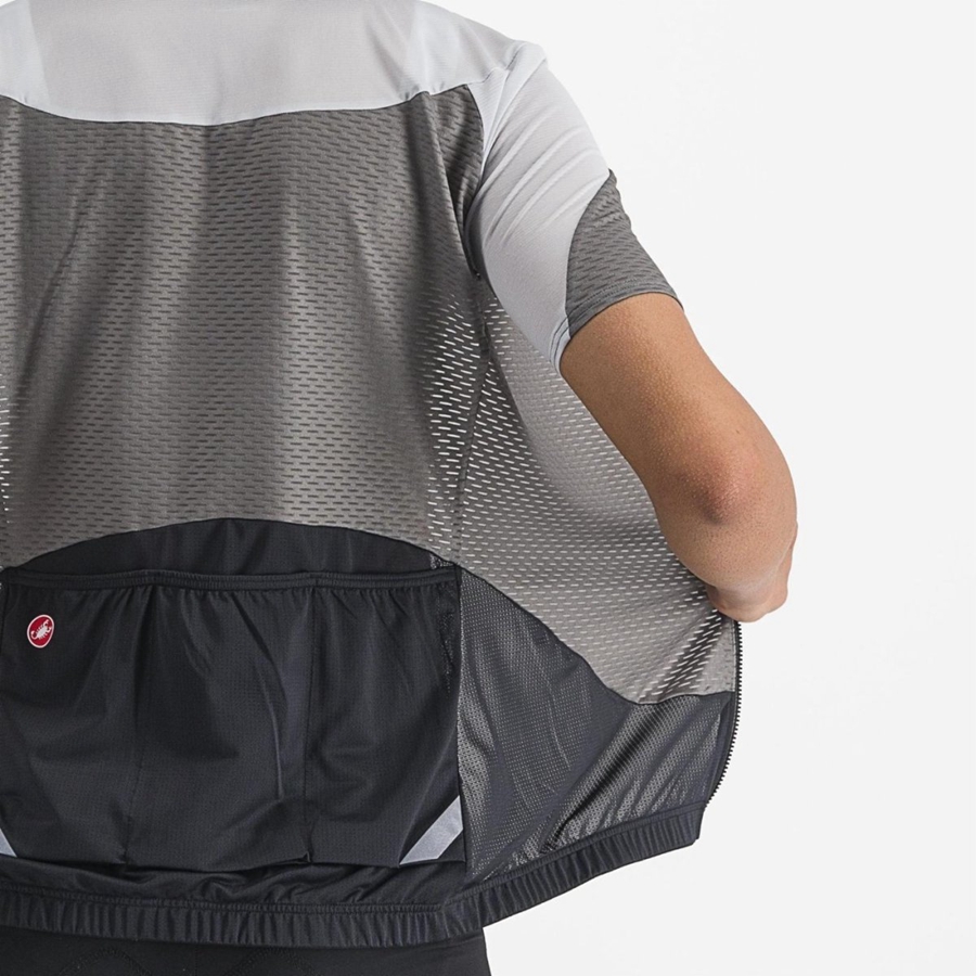 Castelli GRADIENT COLOR BLOCK Mez Női Szürke Titán Szürke | JWQCXVF-58
