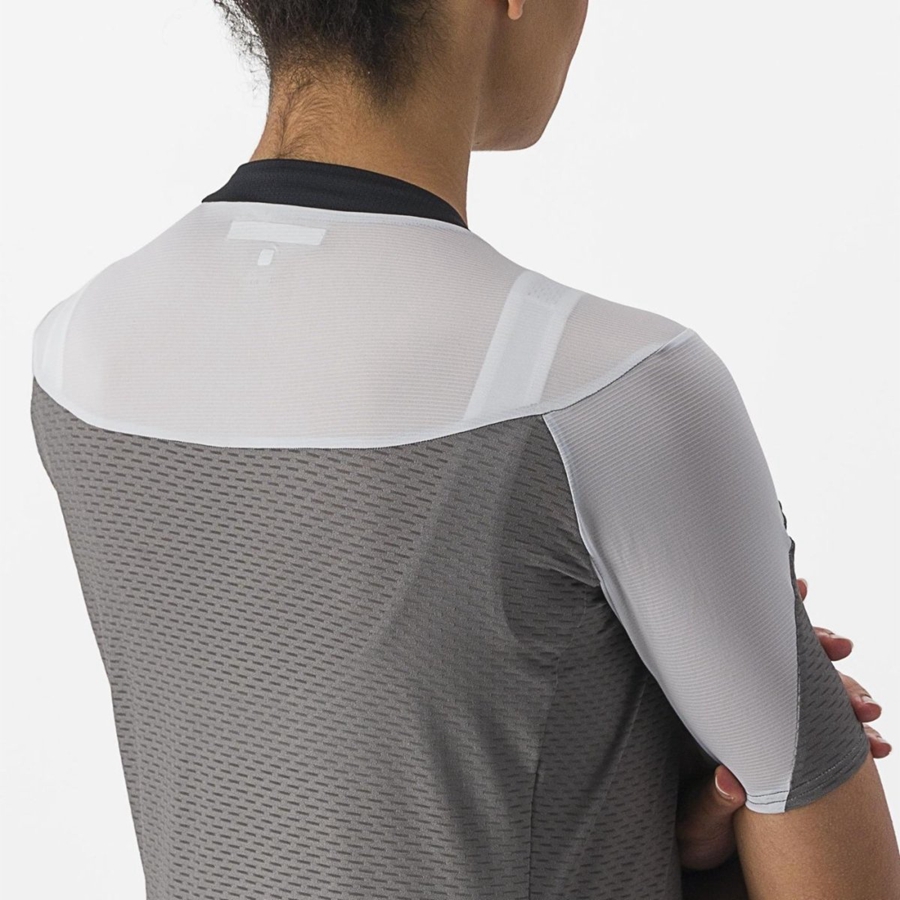 Castelli GRADIENT COLOR BLOCK Mez Női Szürke Titán Szürke | JWQCXVF-58