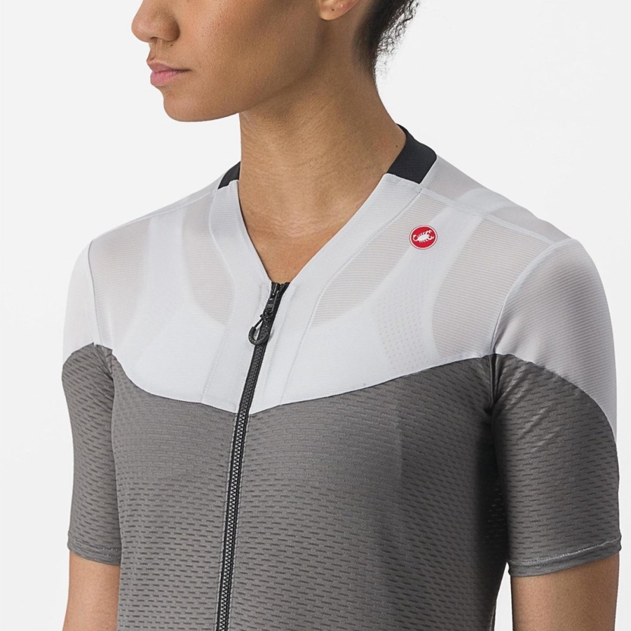 Castelli GRADIENT COLOR BLOCK Mez Női Szürke Titán Szürke | JWQCXVF-58