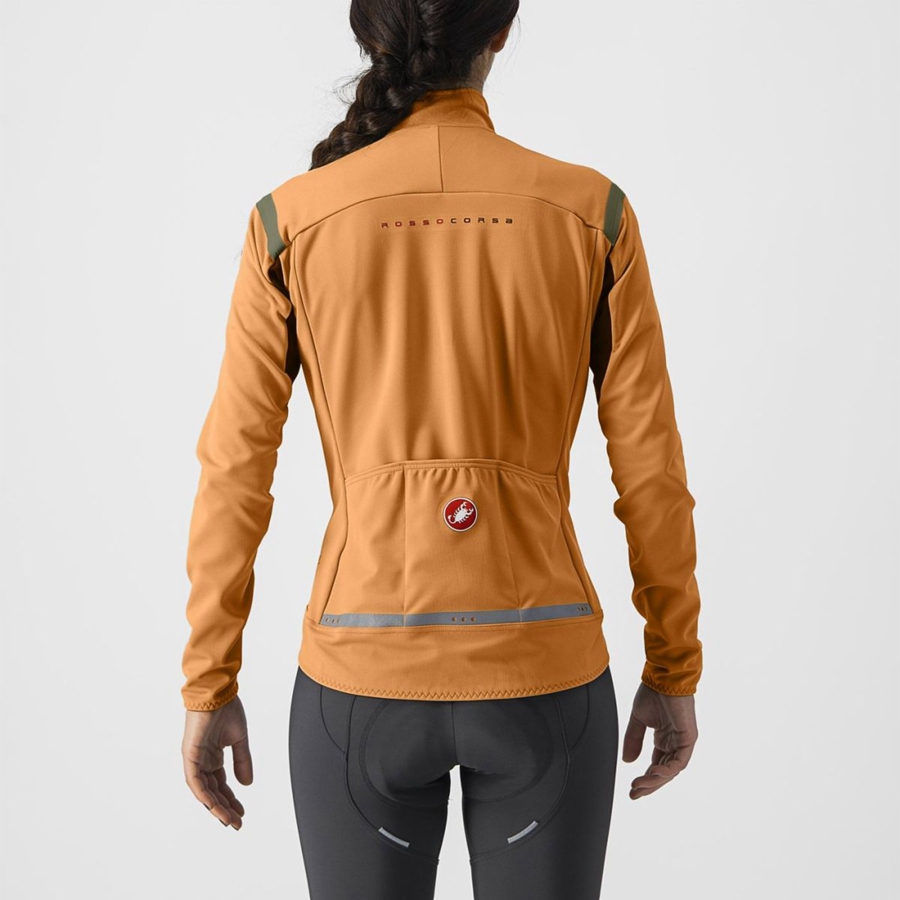 Castelli PERFETTO RoS 2 W Kabát Női Zöld | VCSDRKJ-39