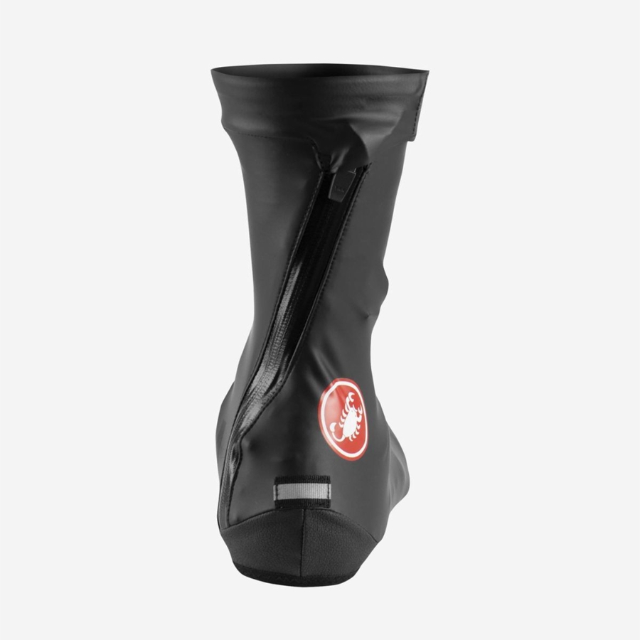 Castelli PIOGGERELLA Cipőhuzatok Férfi Fekete | QRFWTSD-47