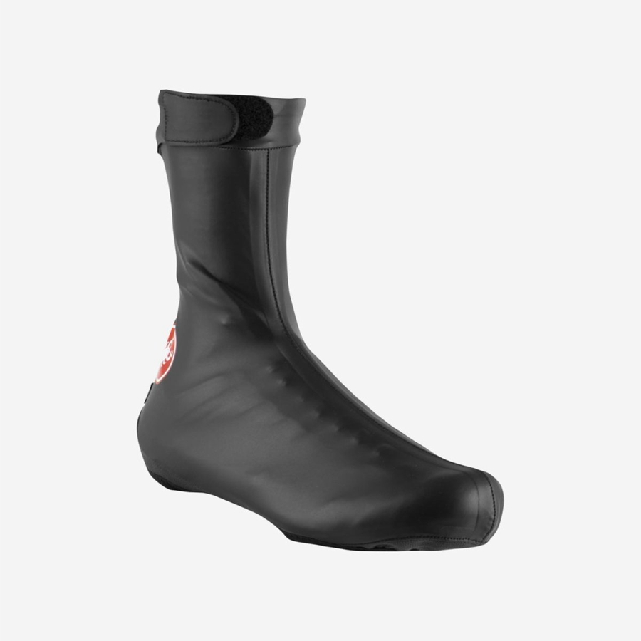Castelli PIOGGERELLA Cipőhuzatok Férfi Fekete | QRFWTSD-47