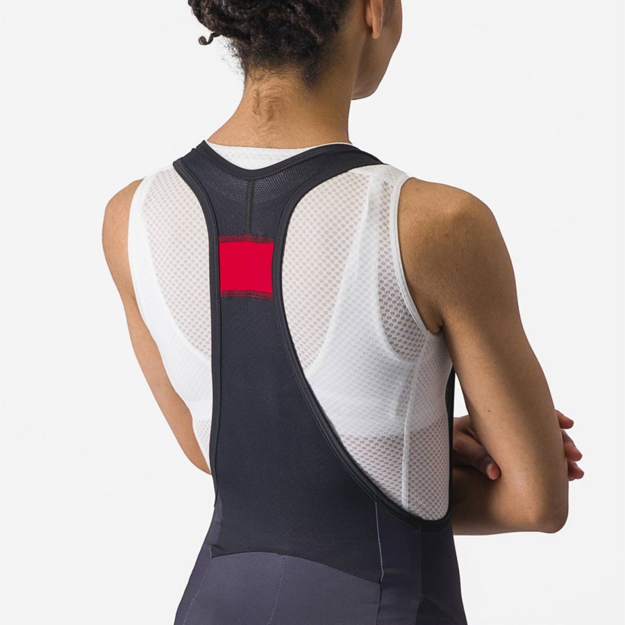 Castelli PRIMA Rövidnadrág Bib-vel Női Fekete | FHGEARM-78