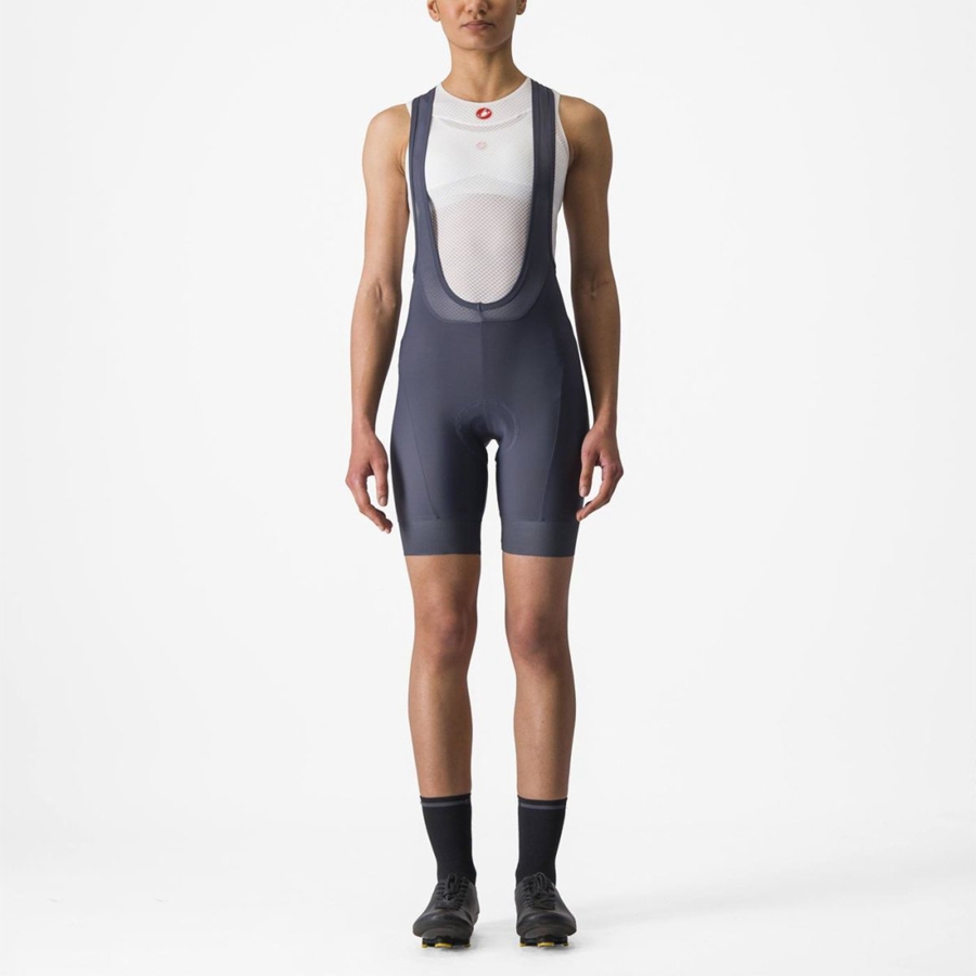 Castelli PRIMA Rövidnadrág Bib-vel Női Kék | OMVKLWS-94