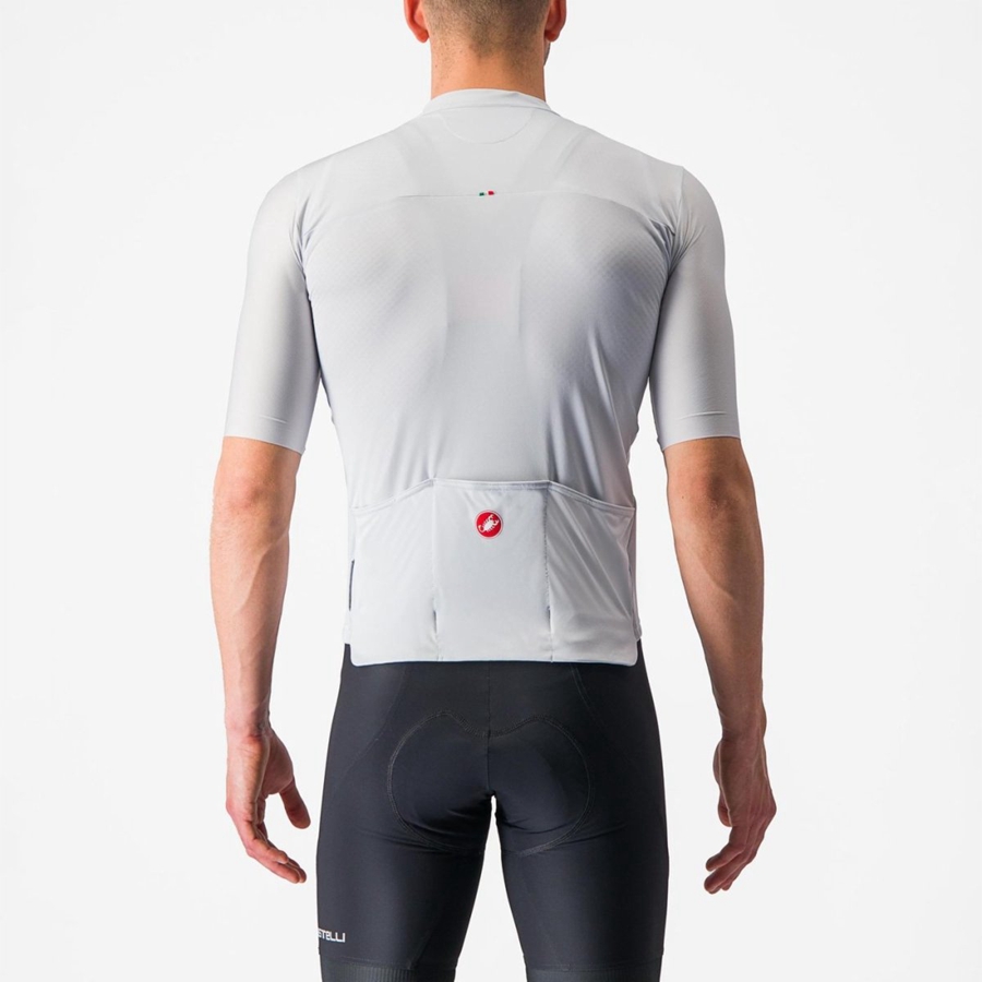 Castelli PROLOGO 7 Mez Férfi Titán Szürke Zöld | UKNLRZX-38