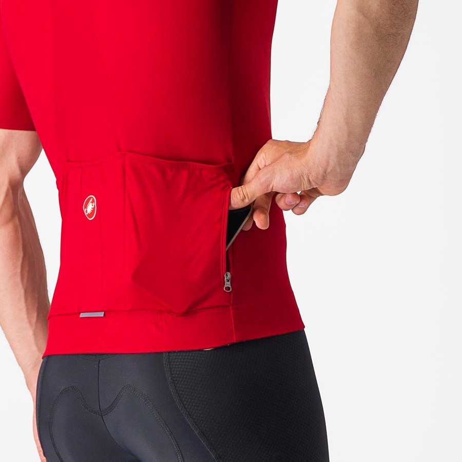 Castelli PROLOGO LITE Mez Férfi Piros | LFDZGRK-98