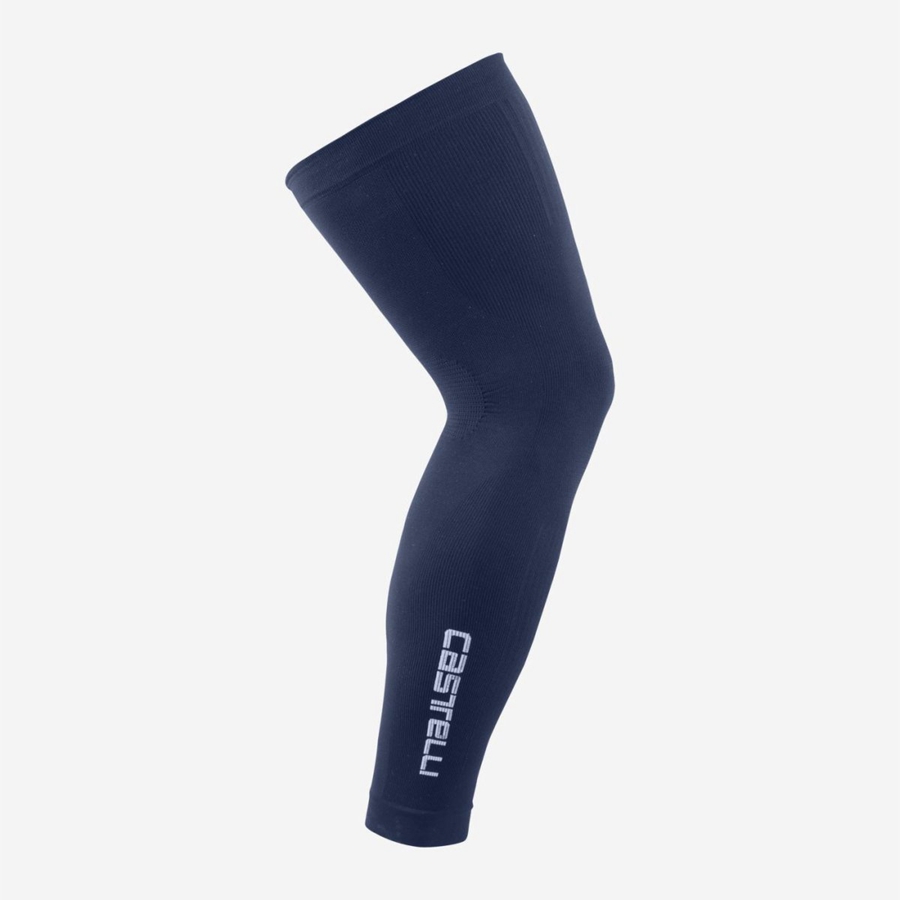 Castelli PRO SEAMLESS Lábmelegítő Férfi Kék | BNEZPUG-68