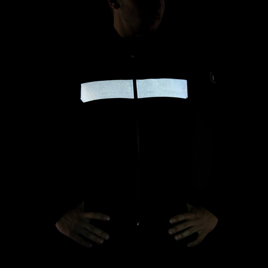 Castelli RADDOPPIA 3 Kabát Férfi Fekete Fekete | EHNJTLS-31