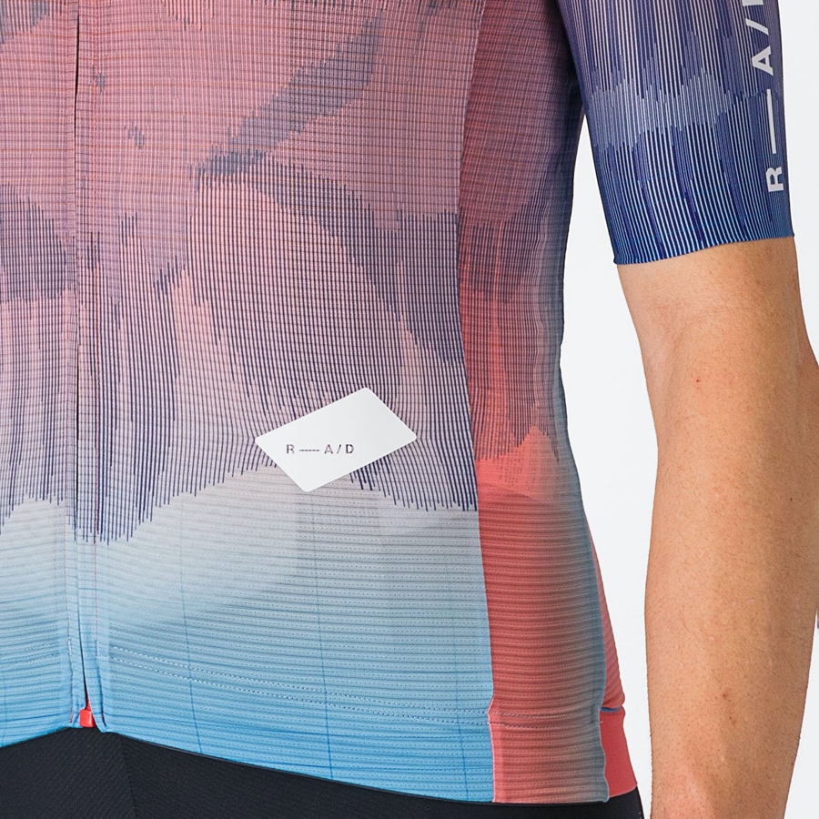 Castelli R-A/D Mez Férfi Színes Rózsaszín Kék | SJAQRMP-68