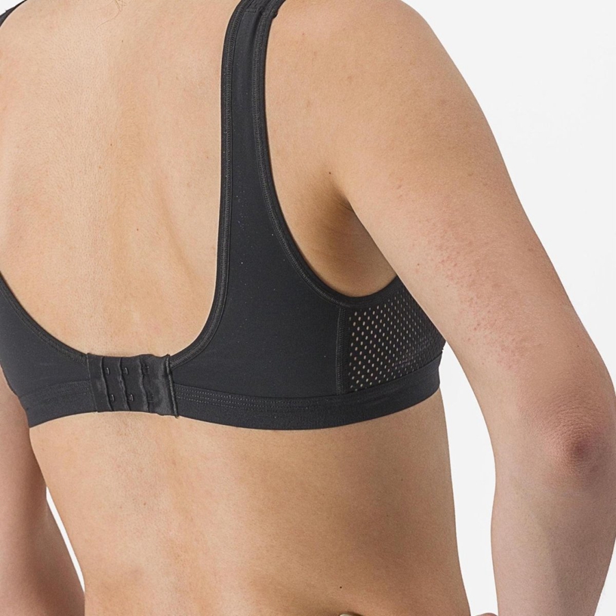 Castelli ROSSO CORSA BRA Base Layer Női Fekete | GJAQUPZ-36