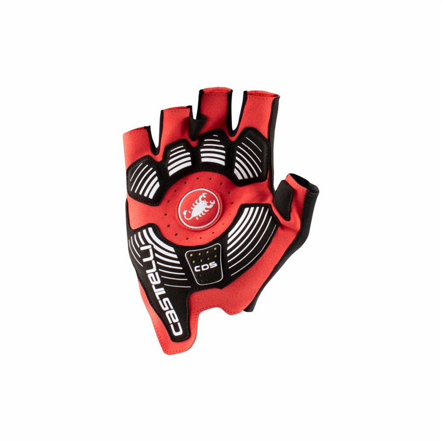 Castelli ROSSO CORSA PRO V Kesztyű Férfi Piros | LVNGYJX-96