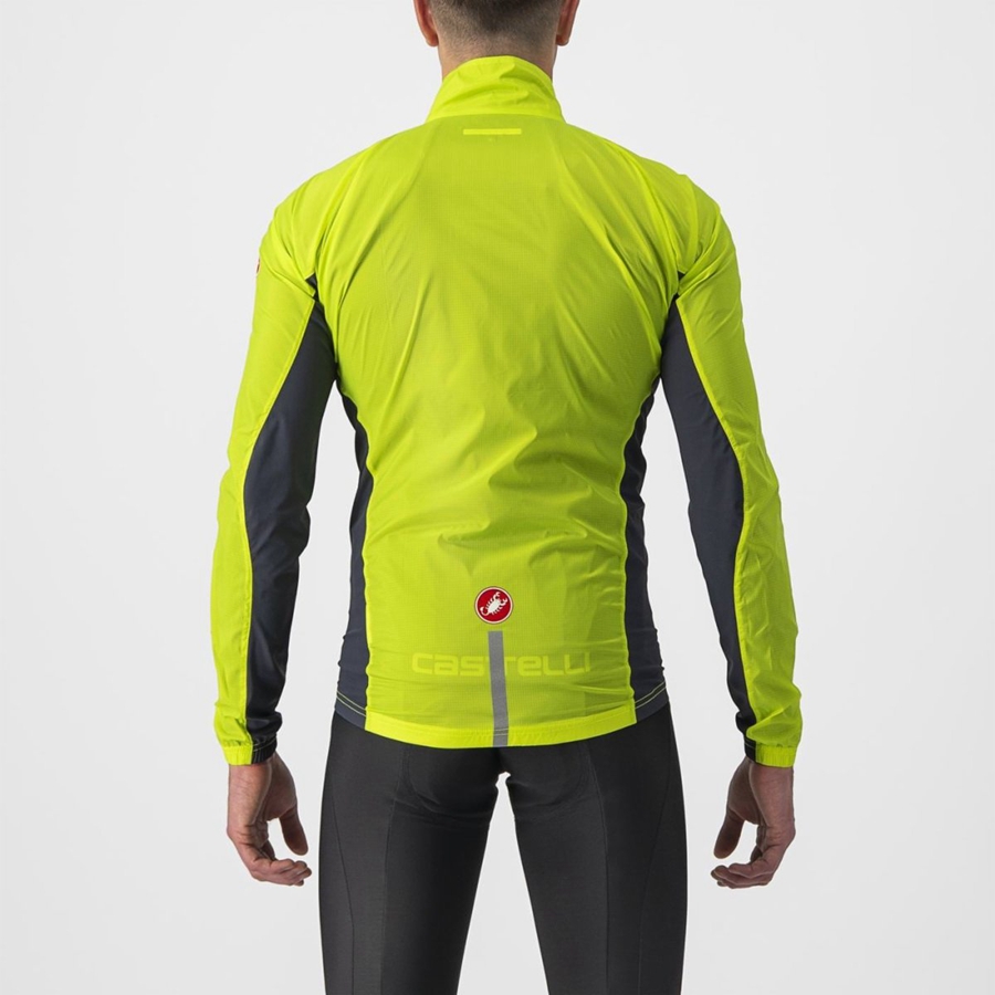 Castelli SQUADRA STRETCH Védelem Férfi Világos Zöld Sötétszürke | MKLVRDF-74