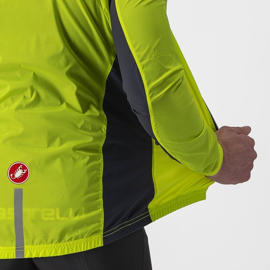 Castelli SQUADRA STRETCH Védelem Férfi Világos Zöld Sötétszürke | MKLVRDF-74