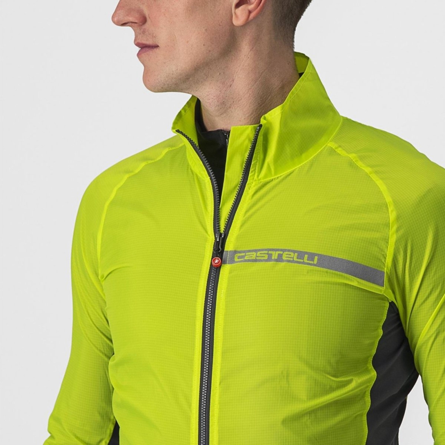 Castelli SQUADRA STRETCH Védelem Férfi Világos Zöld Sötétszürke | MKLVRDF-74