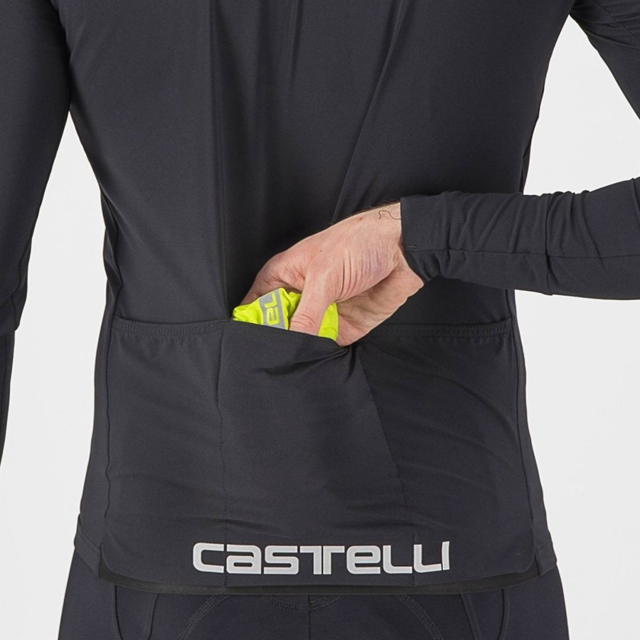 Castelli SQUADRA STRETCH Védelem Férfi Világos Zöld Sötétszürke | MKLVRDF-74