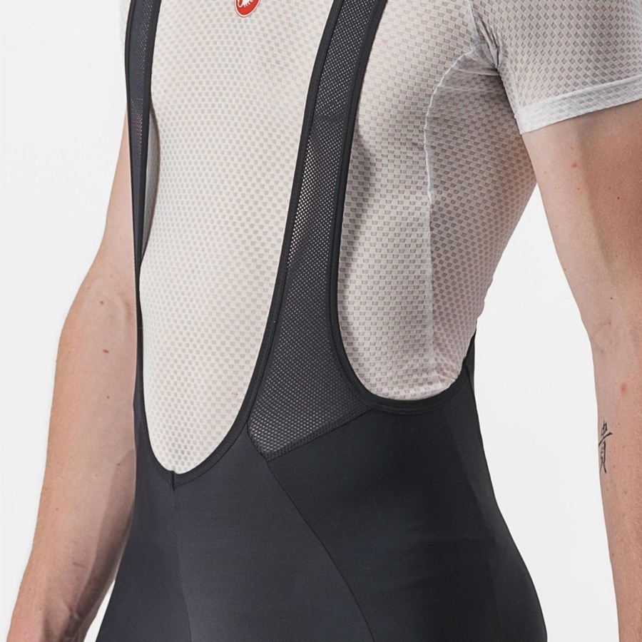 Castelli UNLIMITED CARGO Rövidnadrág Bib-vel Férfi Fekete | DHCQVIZ-59