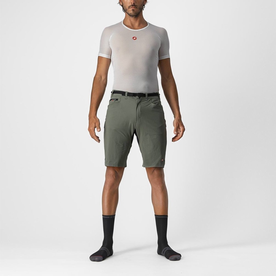 Castelli UNLIMITED TRAILGY Rövidnadrág Férfi Szürke | KRFXCTU-63